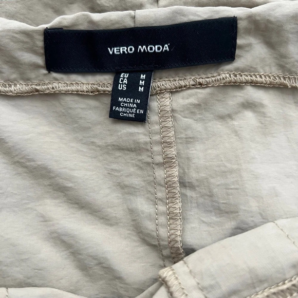 Women's Vero Moda Beige‎ High Rise Cargo Maxi Skirt Size M - Picture 6 of 7